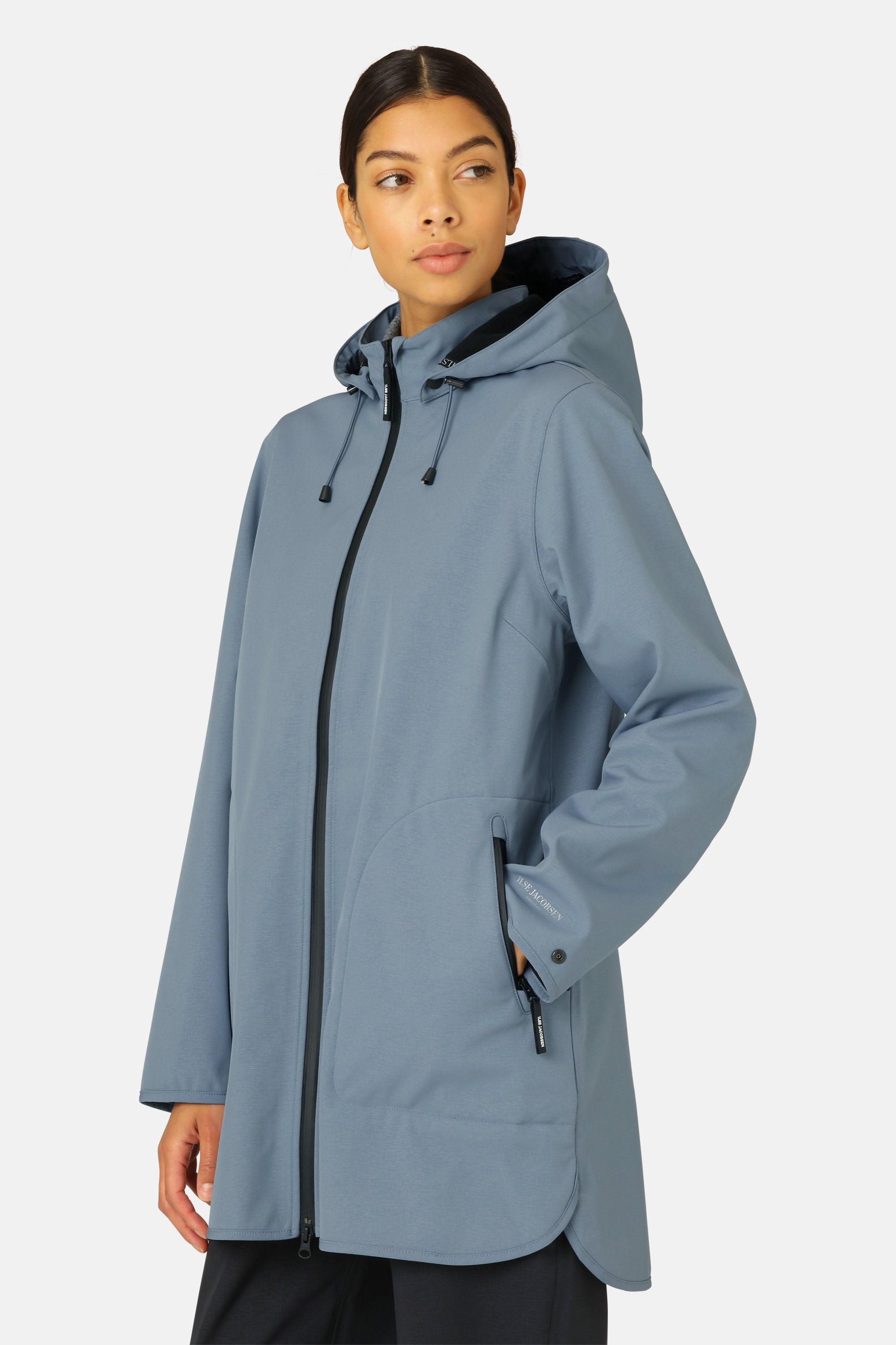 Softshell Regenmantel A-Linie - Winter Ocean